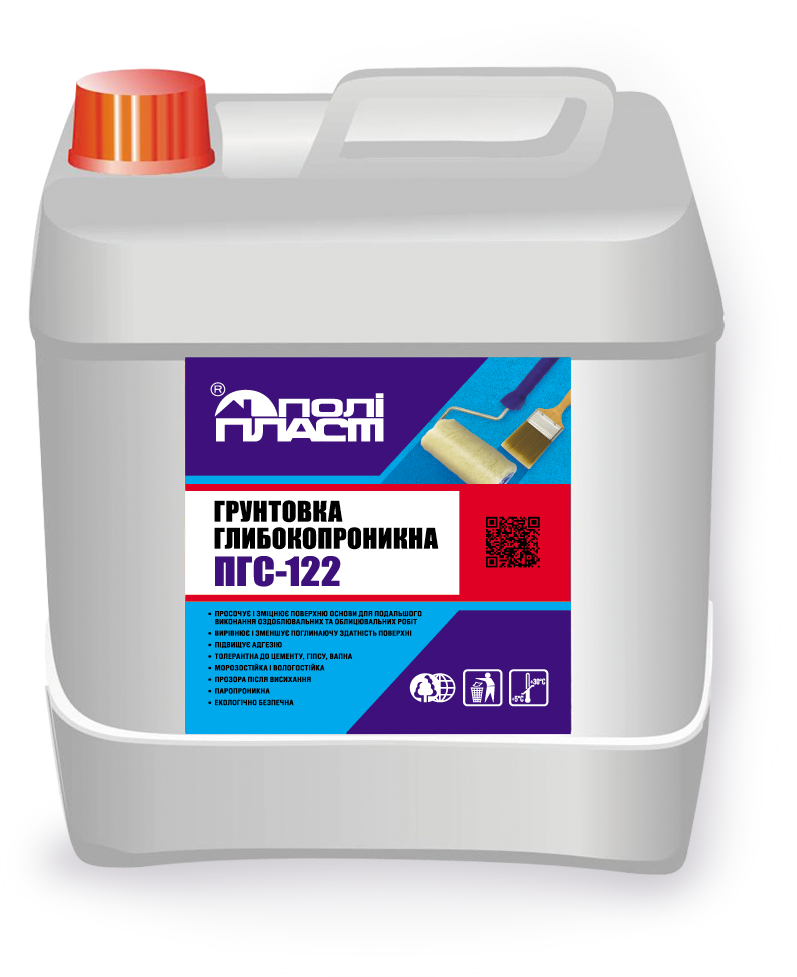 Ґрунтовка глибокопроникна ПОЛІПЛАСТ ПГС-122 10 л